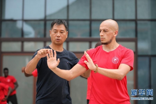 Maestro Zhang Fuwang, en Chenjiagou