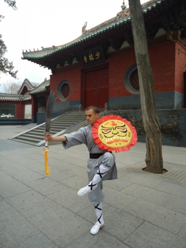 En la Puerta del Templo Shaolin
